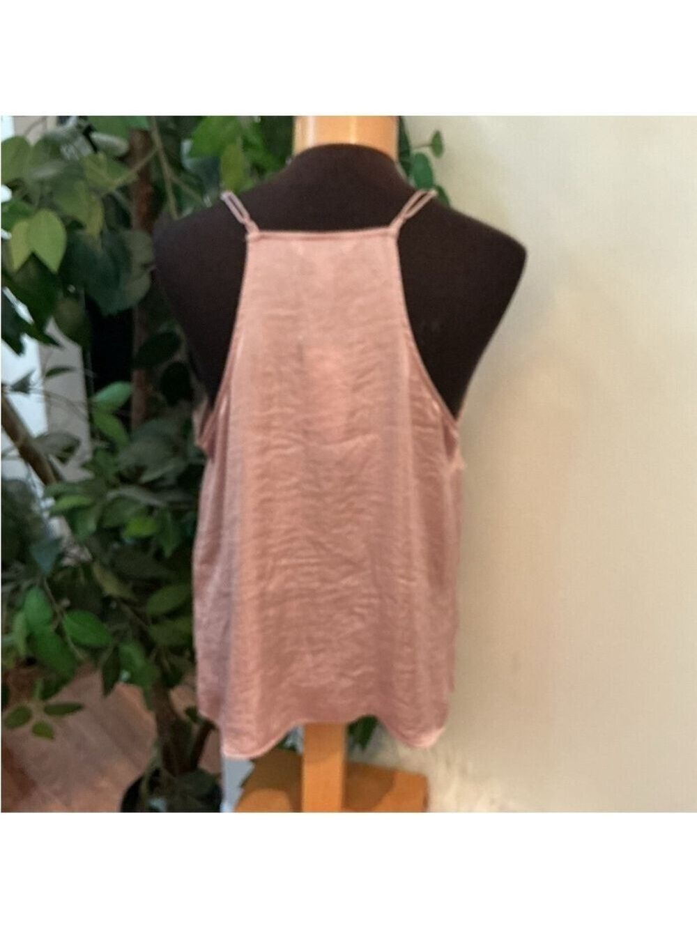 Women's Nine West Pink Lace Trim Camisole L with adjustable straps NWT - Picture 4 of 14